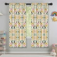 thumbnail image 5 of Blackout Kids Curtains,Multicolor Ethnic Geometric Pattern Childrens Insulated Curtains Set Of 2,Bedroom Essentials,Toddler Room Decor 42x63in(106x160cm), 5 of 5