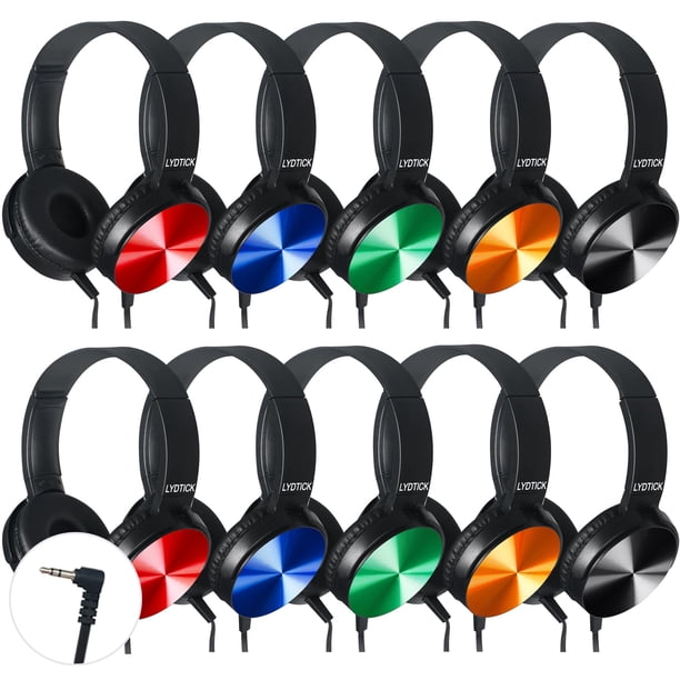 Auriculares LYDTICK Kids Wired School, paquete de 10