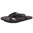 thumbnail image 2 of U.S. Polo Assn. Adult Men Premium Sandals Black Cushioned Tropical Reef Flip Flop (Size Medium), 2 of 4