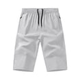 thumbnail image 6 of Horkkom Mens Shorts Solid Color Summer Gym Shorts Running Outdoor Workout Shorts with Pockets, S-2XL, 6 of 6