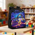 thumbnail image 2 of Jeiento Excavator Toddler Backpack for 2-5 Year Old Kids, 13.5 Inch Preschool Bag for Boys & Girls, Lightweight Bookbag with 2 Front Pockets, 2 of 7
