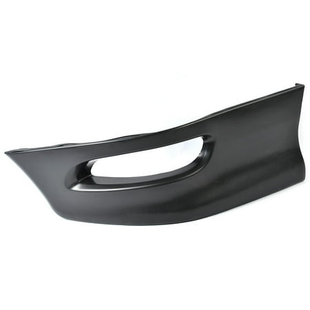 - Bumper Lip Spoiler Front Driver Side | S Style | PP Black | 05-08 Toyota Corolla