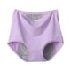 thumbnail image 5 of Minnieouse Ropa interior fisiológica antifugas Seguridad y comodidad Bragas menstruales combinadas de cintura alta púrpura púrpura 2piezas, 5 of 6