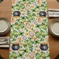 thumbnail image 5 of Table Runners 72 Inches Long Dress Scarves, St. Patrick's Day Farmhouse Kitchen Table Runner, Coffee Tablerunners, Lucky Shamrocks Retro Harp Beer Horseshoes 14x72 Inch, 5 of 9