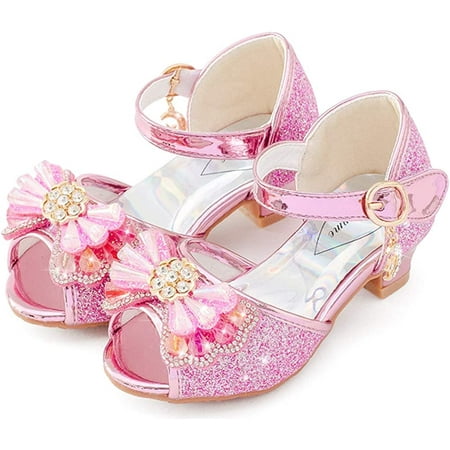 

QWZNDZGR Toddler Little Big Kid Girls Wedding Sandals