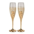 thumbnail image 1 of FB Jewels Pair Forever Gold-Tone Flutes, 1 of 1