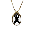 thumbnail image 1 of La cultura China Chinese Kung fu Shaolin Collar Colgante Vintage de bronce antiguo de joyeria de lujo de regalo Unbranded M, 1 of 3