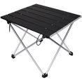 thumbnail image 1 of Mesa de camping portátil ultra resistente con diseño plegable de aluminio, capacidad de 30 kg, perfecta para picnics, playa y barbacoas, incluye bolsa de transporte, 1 of 8