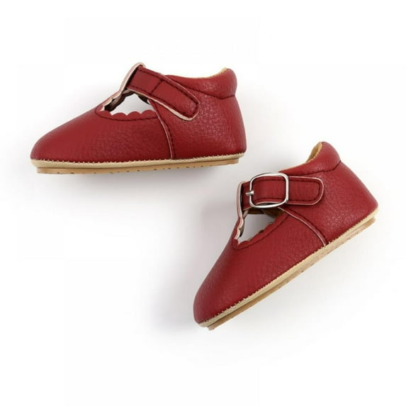 Lovegab Cleance Sale Newborn Lovely Kid Boy Leopard PU Leather Non-slip Soft Sole Toddler First Walking Shoes