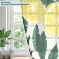 thumbnail image 4 of Yayeee Window Curtains Set of 2 for Living Room Light Filtering 63"x42", Orange Leaves Pattern, 4 of 7