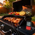 thumbnail image 4 of Digital Meat Thermometer with 2 Temperature Probes, Food Thermometer with Colored LCD for Kitchen Black Handle Probe, 4 of 6