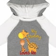 thumbnail image 4 of Inktastic My Mommy Loves Me Giraffe Boys or Girls Long Sleeve Baby Bodysuit, 4 of 5
