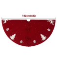 thumbnail image 1 of kurtrusly Christmas Tree Skirt 3D Elk Tree Skirt Round Aprons Tree Base Decoration for Home Party, 1 of 5
