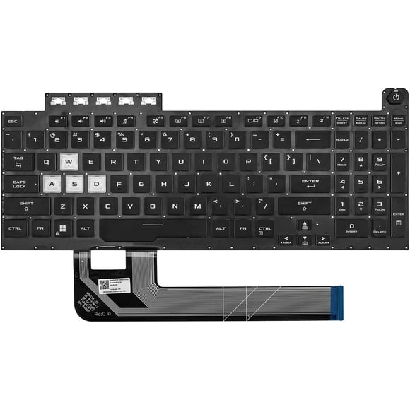 LIXSUNTEK US Backlit Keyboard For Asus TUF Gaming A15 FA506QM FA506QR FA506QR FX506II