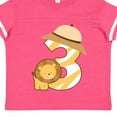 thumbnail image 4 of Inktastic 3rd Birthday Jungle Safari Lion 3 Year Old Boys or Girls Toddler T-Shirt, 4 of 5
