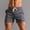 Dark Gray, variant on Mens Summer Shorts 5 Inch Inseam Shorts Men Solid Drawstring Sports Elastic Mid-waist Shorts