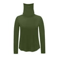 thumbnail image 4 of Olyvenn SPF Shirts for Women Long Sleeve UPF 50+ Sun Protection Cooling Blouses with Mask Lightweight Rash Guard Hiking Tops Green M, 4 of 6