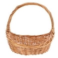 thumbnail image 5 of FRCOLOR Handmade Light Brown Woven Picnic Basket Portable for Camping and Storage, 5 of 8
