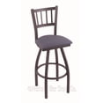 thumbnail image 3 of Holland Bar Stool Co Contessa 30 in. Slat Back Swivel Bar Stool with Faux Leather Seat, 3 of 7