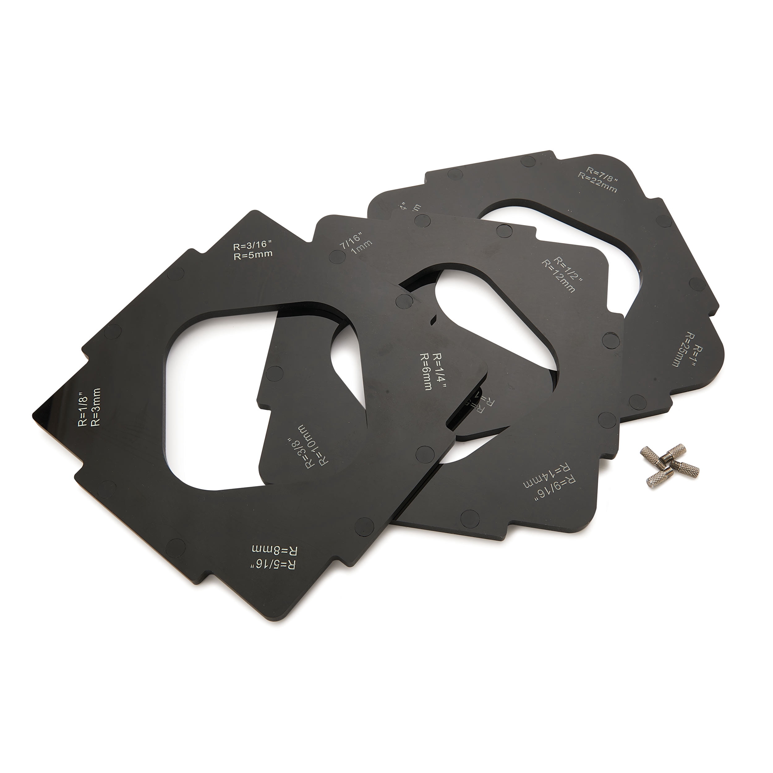 WoodRiver 3 Piece Router Small Corner Radius Jig - Walmart.com