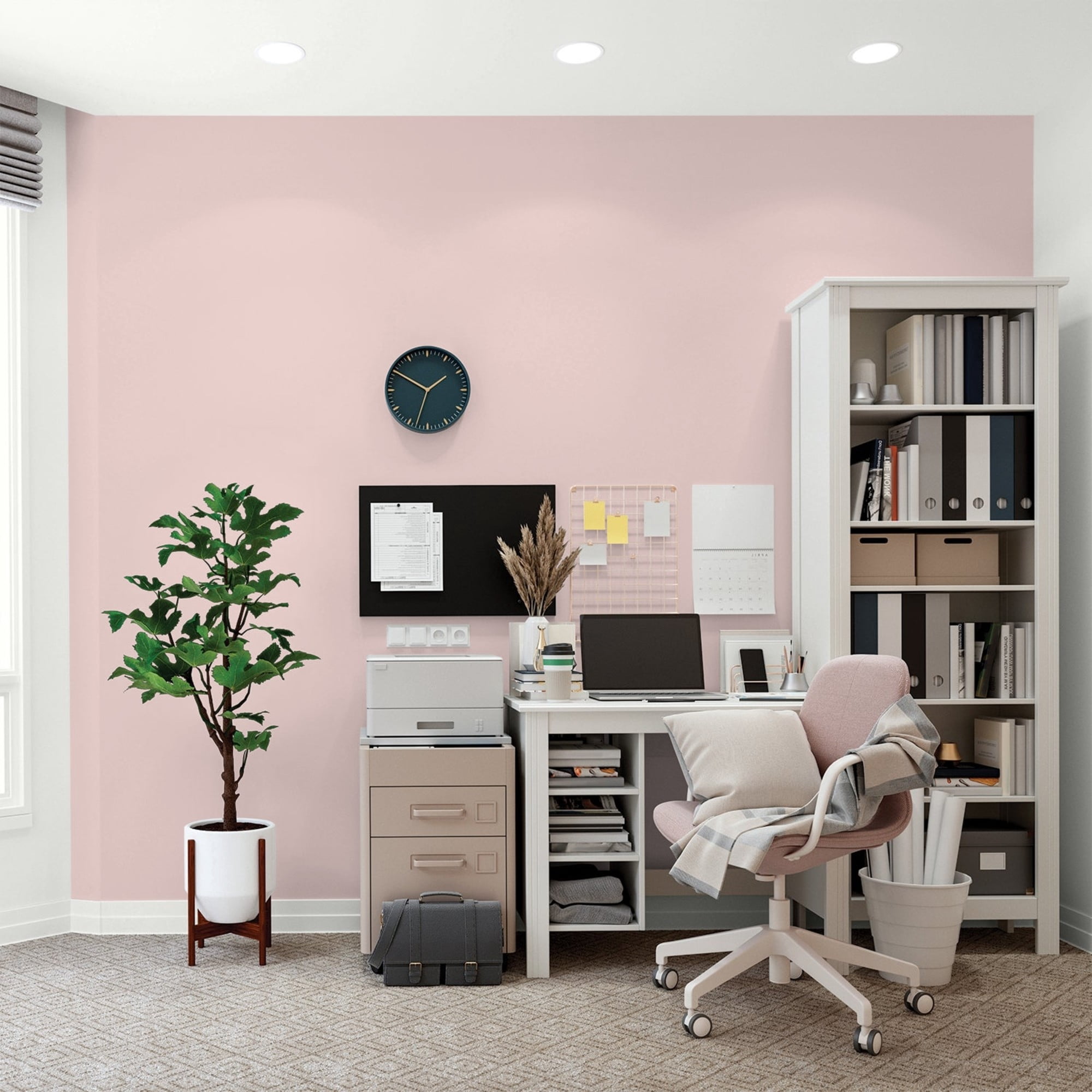 Glidden HEP Whirligig / Pink, Flat Interior Paint with Primer, 1 Quart