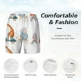 thumbnail image 5 of Gaeub Animals in Transport Mens Swim Trunks Stretch Beach Shorts Quick Dry for Men Swim Shorts Swimwear with Pockets- XX-Large, 5 of 9