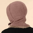 thumbnail image 5 of Soyumi Ski Mask Balaclava, Winter Fleece Windproof Thermal Face Cover Neck Warmer Hood Scarf for Men Women Cold Weather Ski Snow Climbing Cycling Outdoor Sports Breathable Face Mask Light Pink, 5 of 6