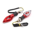 thumbnail image 2 of 4Pcs 12V Luz de Giro 12 LED Tono Ámbar Indicador Intermitente para Moto Unique Bargains Carcasa Rojo, 2 of 3