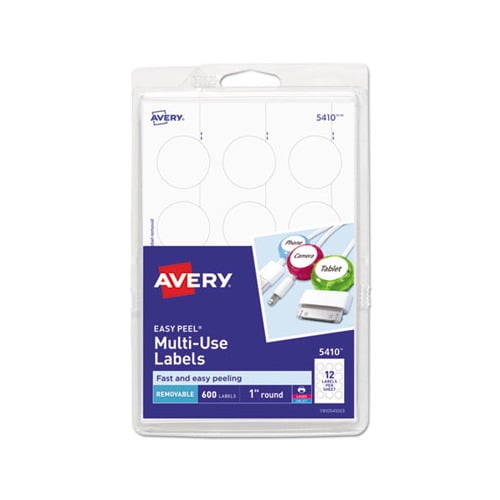 Avery Arched Labels, Sure Feed, Print to the Edge, Permanent ...