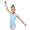 thumbnail image 2 of Stelle Girl's Ruffle Cap Sleeve Classic Ballet Leotard,Toddler Ballerina Gymnastic Outfit Outfits Basic Dance Leotard,Blue,8 Years, 2 of 7