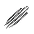 thumbnail image 2 of 4pcs/set Carbon Fiber Door Sill Cover Protector Guard Replacement For BMW 5 Series F10 2011-2017, 2 of 9