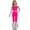 Hot Pink, variant on Miutii Kids Girls Sleeveless Sequin Flare Bell Bottom Jumpsuit Pants Color Block Belted Prom Leotard Light Purple 16
