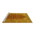 thumbnail image 2 of Ahgly Company Machine Washable Indoor Rectangle Persian Yellow Traditional Area Rugs, 8' x 10', 2 of 4