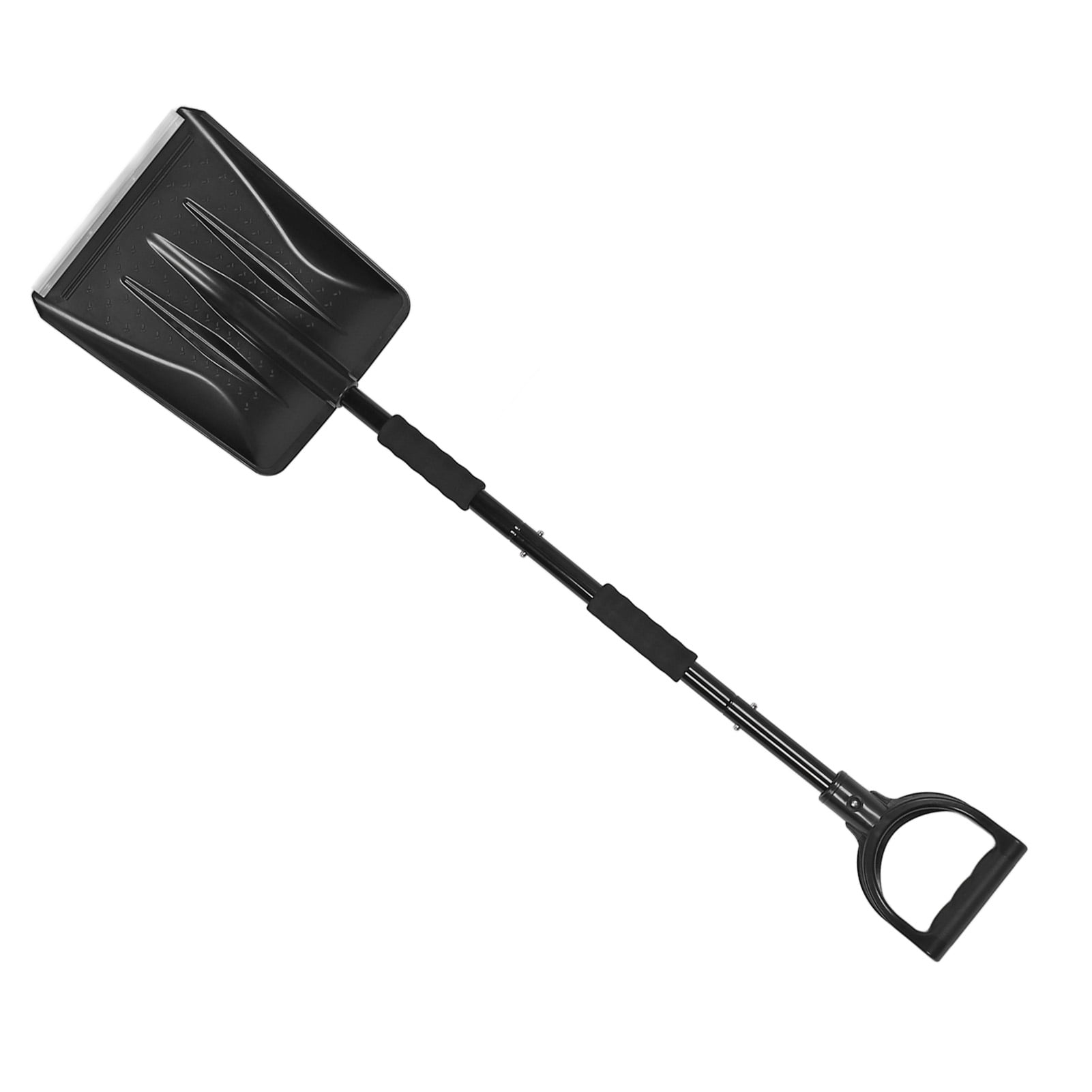 Retractable And Rotatable Snow Shovel 3 In 1 Design Stainless Steel Portable Lightweight Efficient Snow Clearing