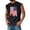 Black, variant on Men's Vintage Washed Distressed Graphic Sleeveless Crewneck Tank Top, Loose Fit Muscle Shirt with Faded Flag Print, Soft Lightweight Casual Vest for Independence Day Outfit Summer Beach Wear