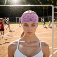 thumbnail image 2 of Unique Bargains 1 Pc Breathable Headband Sweat Headband for Sport Purple, 2 of 6