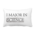 thumbnail image 1 of Quote I Major In Science Throw Pillow Lumbar Insert Cushion Cover Home Decoration, 1 of 3