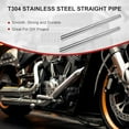 thumbnail image 4 of 4 Inch Universal Straight Exhaust Pipe DIY Custom Mandrel Tube Pipe,4'' OD Tailpipe Piping T304 Stainless Steel 45 Inch Long,2 pack, 4 of 6