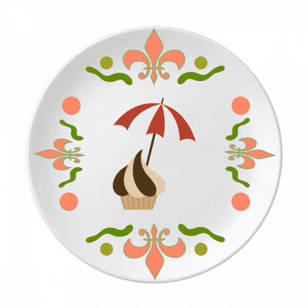 

Sunshade Chocolate Sweet Ice Flower Ceramics Plate Tableware Dinner Dish