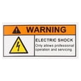 thumbnail image 1 of MOVTOTOP High Voltage Warning Sticker for Maintenance Danger Electrical Hazard Label Electrical Shock Safety Sign for Schools Hospital, 1 of 6