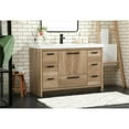 thumbnail image 2 of 48 inch single bathroom vanity in natural oak, 2 of 8