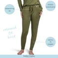 thumbnail image 4 of Hello Mello Best Day Ever Lounge Jooggers Lightweight Pajama Pants, Lazy Day (Women's), 4 of 7