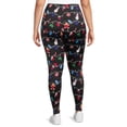 thumbnail image 4 of Christmas Women's Plus Size Brushed Leggings from Feeling Festive, 2-Pack, 28” Inseam, 4 of 6