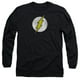 Logo Dco-Flash en Détresse - T-shirt à Manches Longues pour Adulte 18-1 - Noir&44; Extra Large – image 1 sur 1