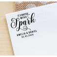 thumbnail image 3 of Printtoo E-MAILED Self Inking Rubber Stamp Office Stationary Stamp-Black, 3 of 6