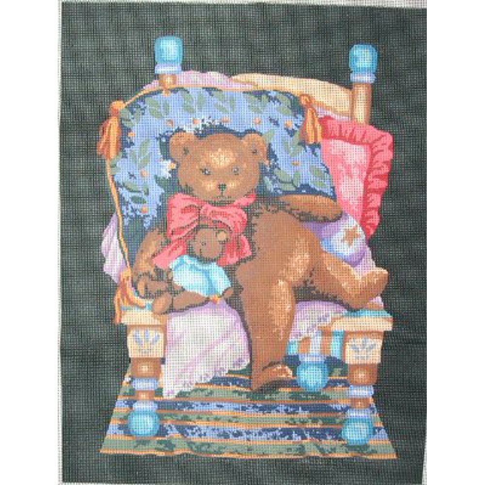 Leisure Arts Mr. Bear Teddy Bear Tapestry Needlepoint Canvas Walmart