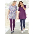 thumbnail image 6 of Woman Within Plus Size Perfect Printed Crewneck Tunic, 6 of 6
