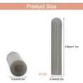 thumbnail image 2 of 100 Pcs Universal Silicone Dishwasher Rack Tine Prong Repair End Tip Caps, Dishwasher Rack Tine Repair Kit, Round End Caps, Shelf Organizer Tip Cap Wire Thread Protector Cover, Anti Slip,1 inch, Gray, 2 of 7