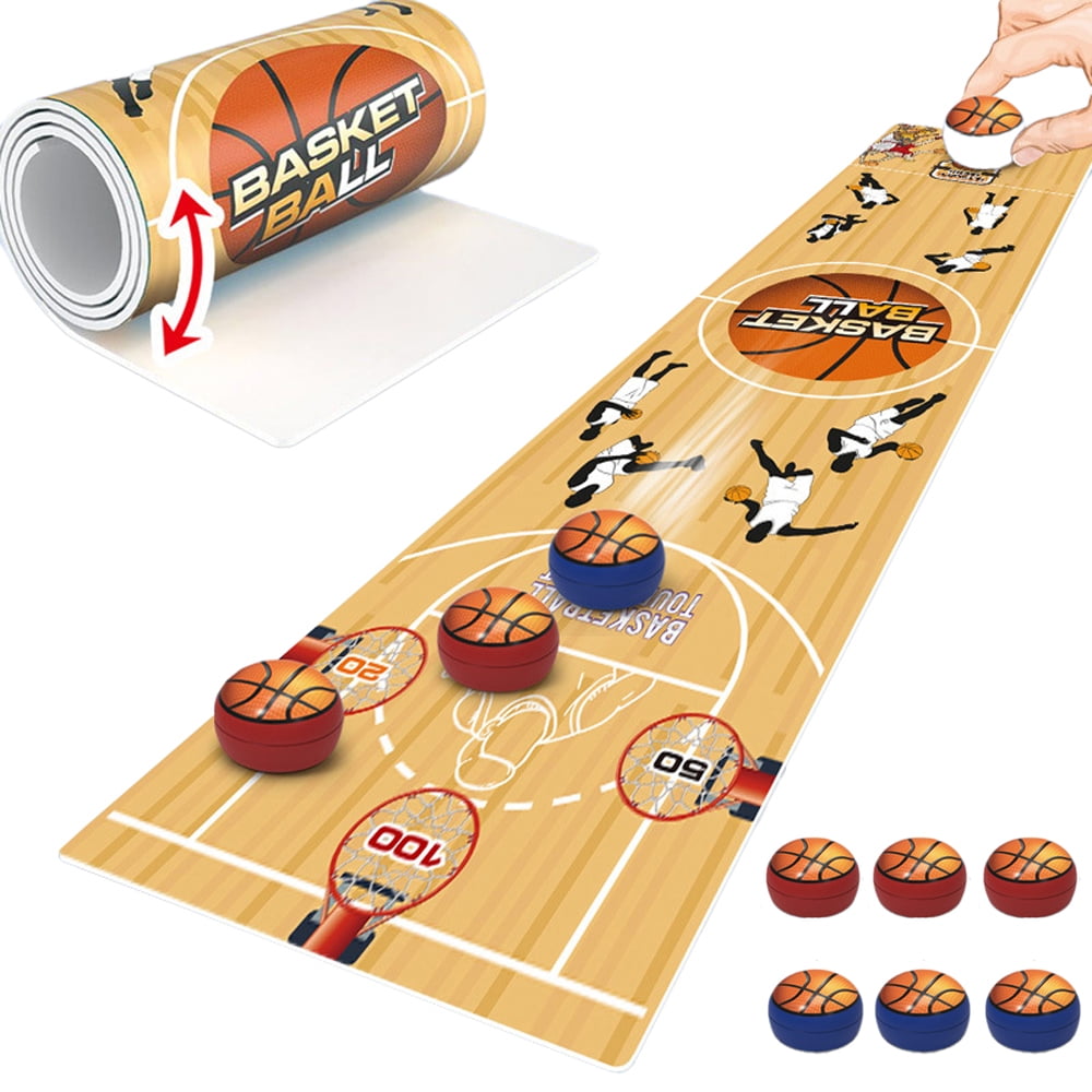 Curling Game, 47 Inch Shuffleboard Table Family Boards Games for Adults  Kids Families, Table Top Basketball Bowketball Shuffleboards Board Games  Indoor Travel Party (Basketball) - Walmart.com