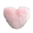 thumbnail image 1 of Oreiller en Forme de Cœur et Fourrure Nécessaire pour la Saint-Valentin, 1 of 5